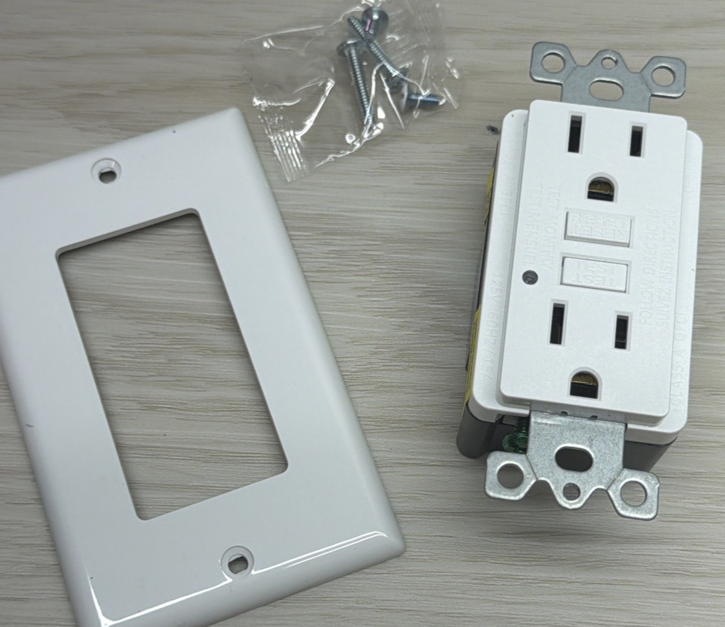 2 Pack – ELECTECK 15A, 125V UL/cUL Wall Outlet Receptacle NIB
