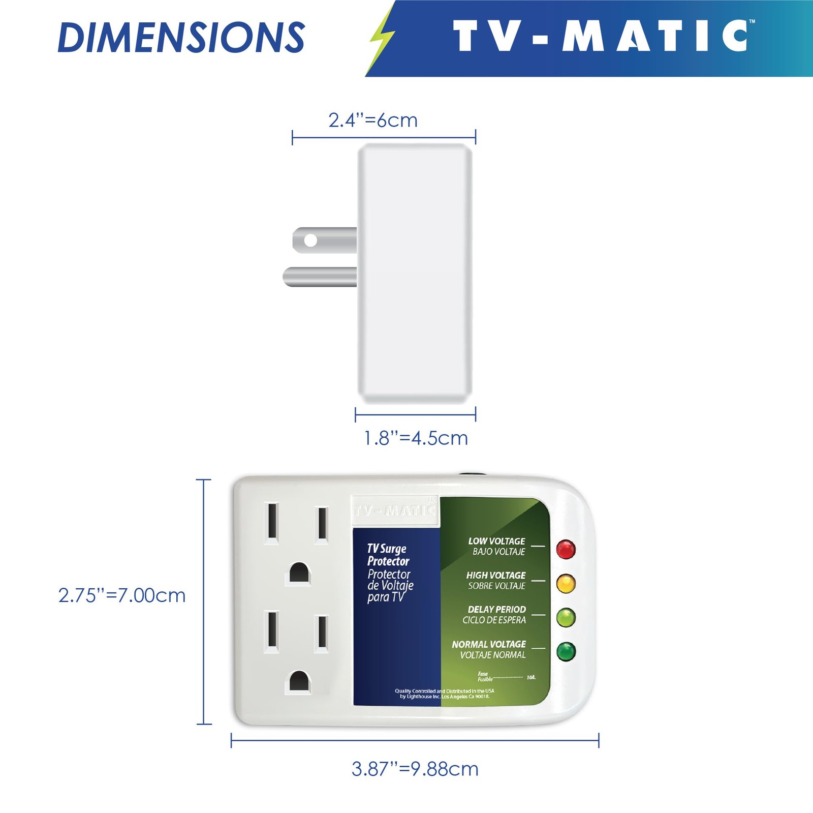Electronic Voltage & Surge Protector for Smart TV, Game Consoles and Entertai…