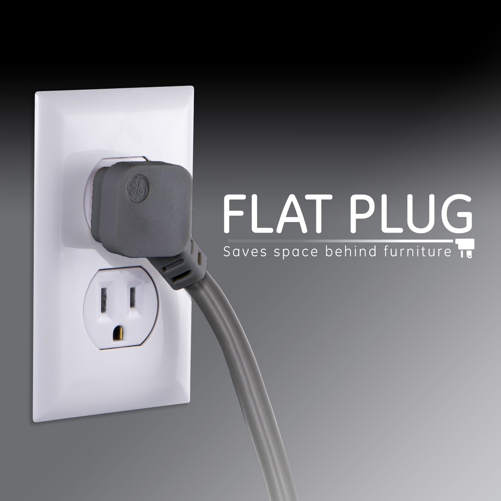 Surge Protector 7 Outlet 2 USB Port 4ft Cord 1500 Joules Flat Plug