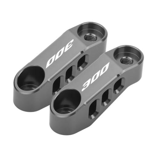 Motorcycle Mirrors Bracket for KLX 300 2021-2024 KLX 300SM 2021-2024 Gray