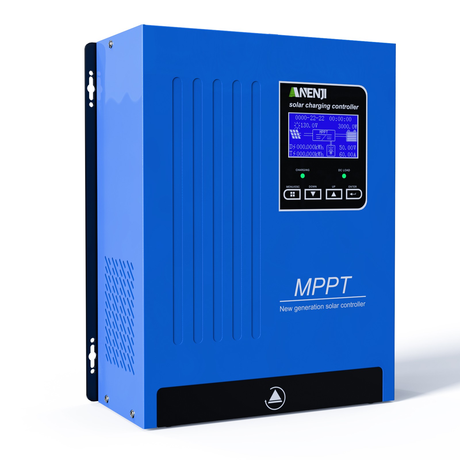60A MPPT Solar Panel Battery Charger Controller 12/24/48V LCD PV Regulator US