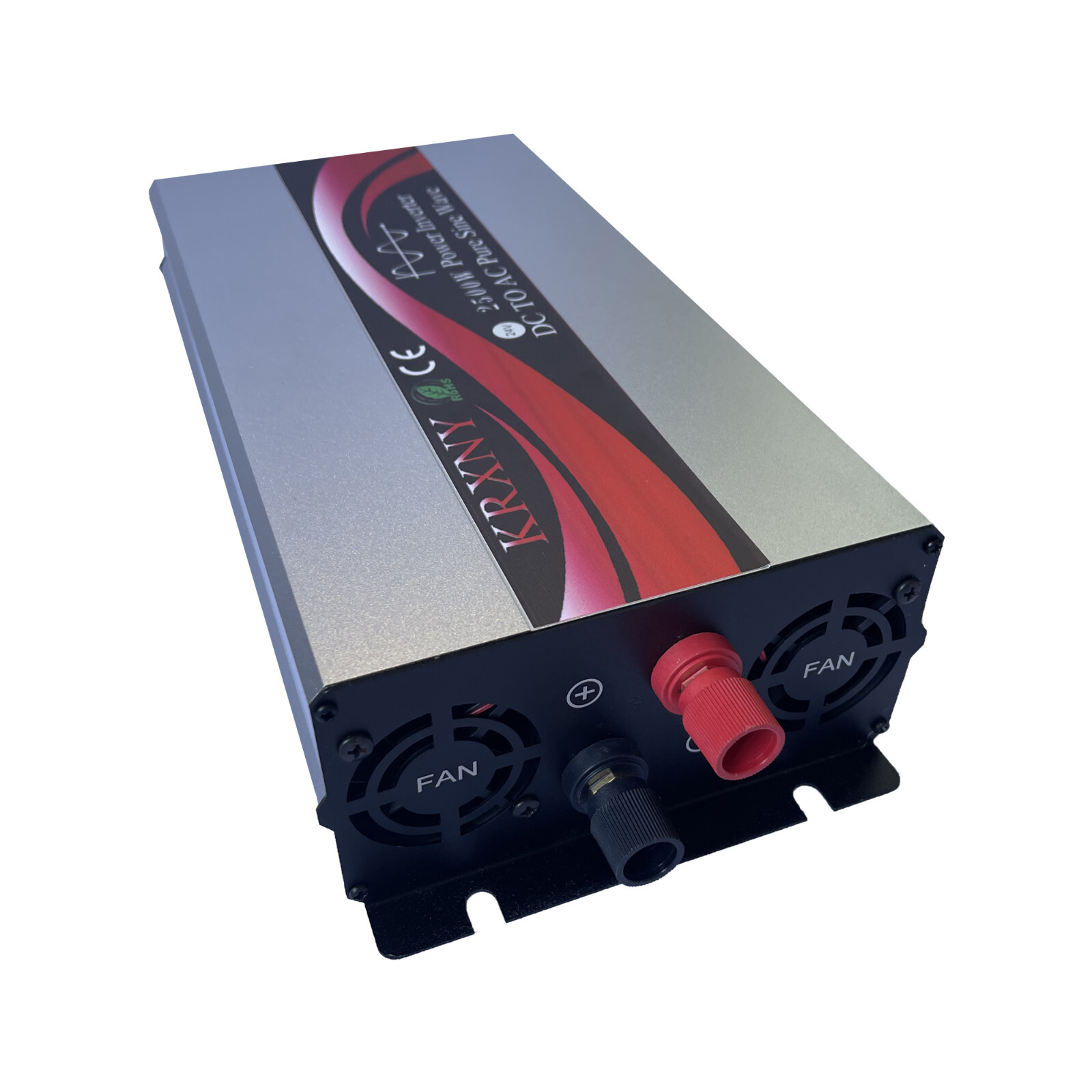 2500W Car Power Inverter 12V/24V DC to 120V AC Pure Sine Wave Converter US Stock