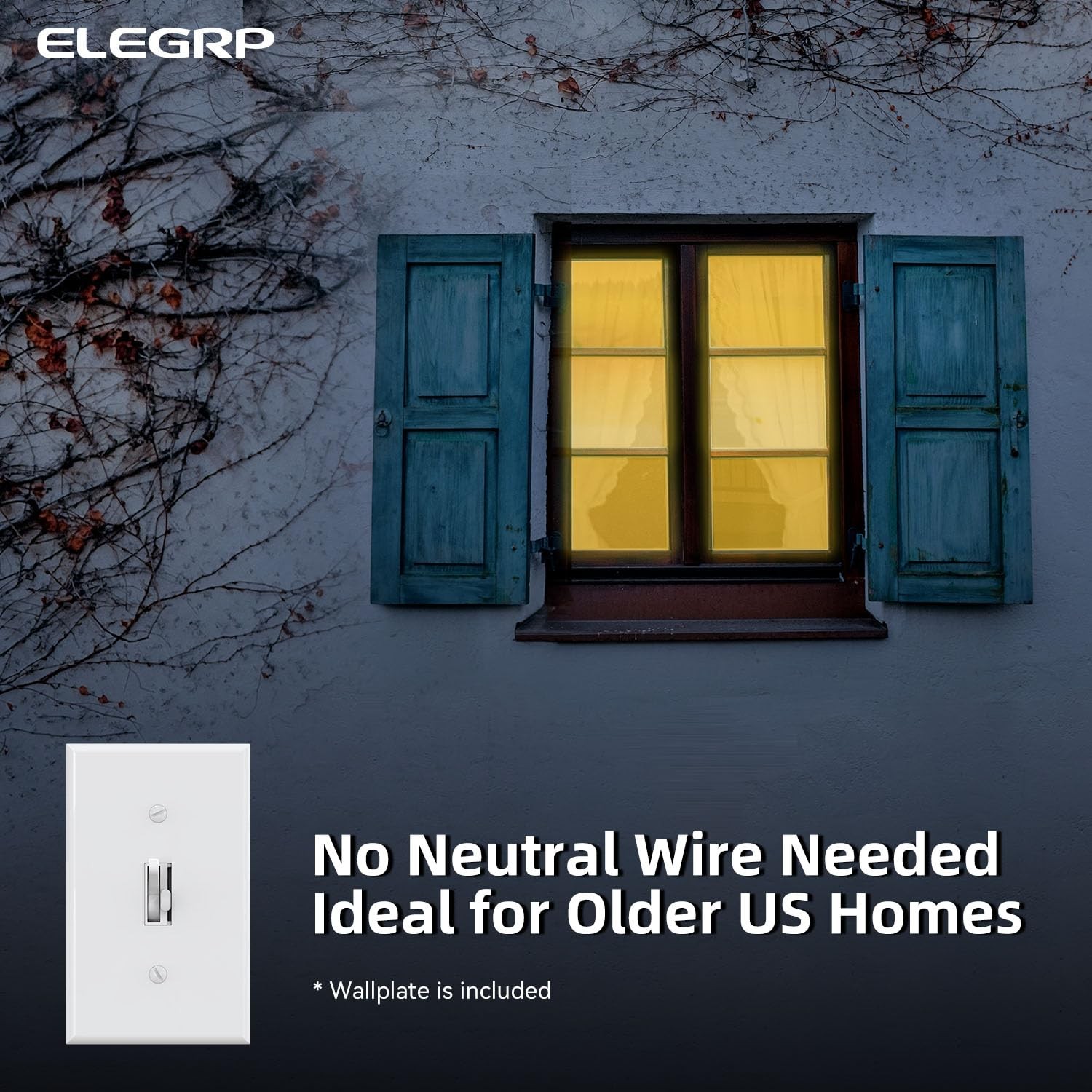 Digital Toggle Dimmer Switch for Dimmable LED, CFL and Incandescent Light