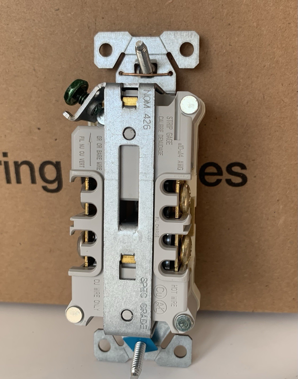 10 Cooper Industrial Grade Almond Tamper Resistant Receptacle Outlet 15A TR5262A