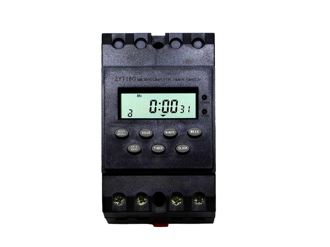 12V Timer Switch 25A Programmable Digital LCD Display Auto On Off Relay