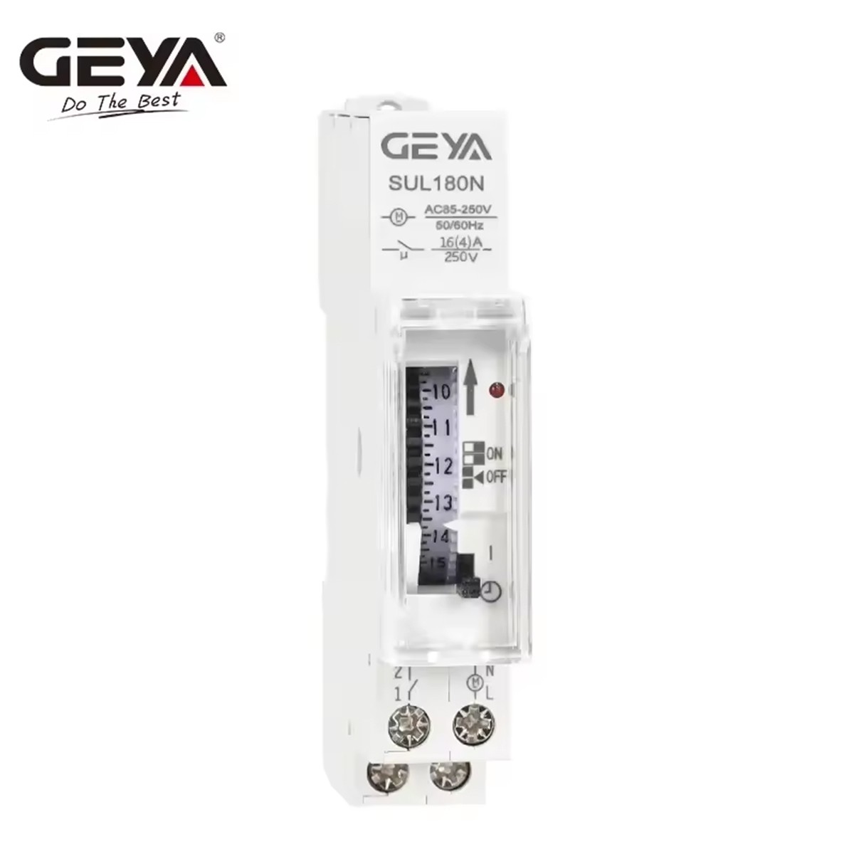 GEYA Programmable Mechanical Timer Relay Switch 16A 15 Minutes Analog 85~250V