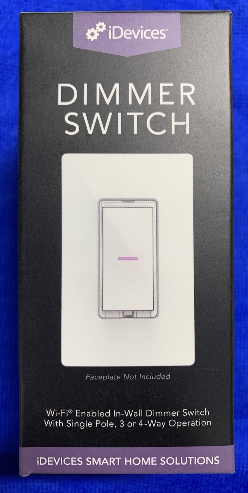 iDevices IDEV0009 120VAC Wi-Fi Enabled Smart Dimmer Switch w/ Alexa, Google