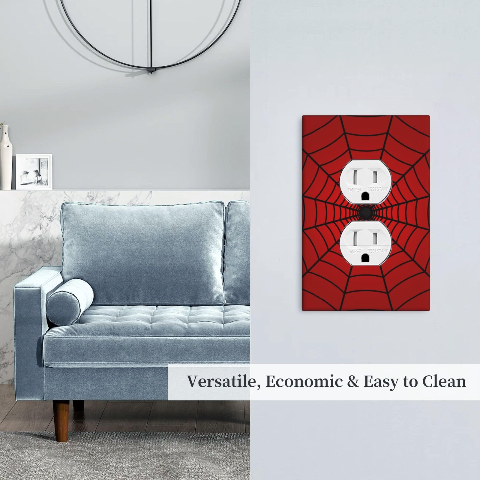 Duplex Receptacle Outlet Covers,Red 1-Gang Single Duplex Wall Plate Standard …