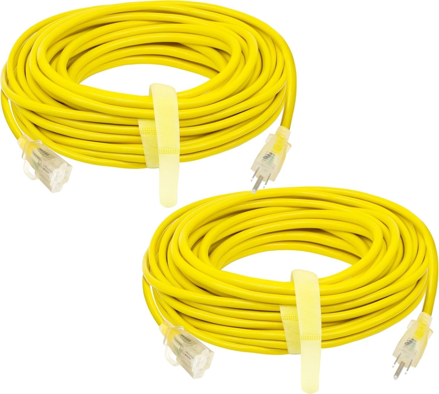 12/3 75 Ft Outdoor Extension Cord Waterproof Heavy Duty W/ Lighted Indicator 12