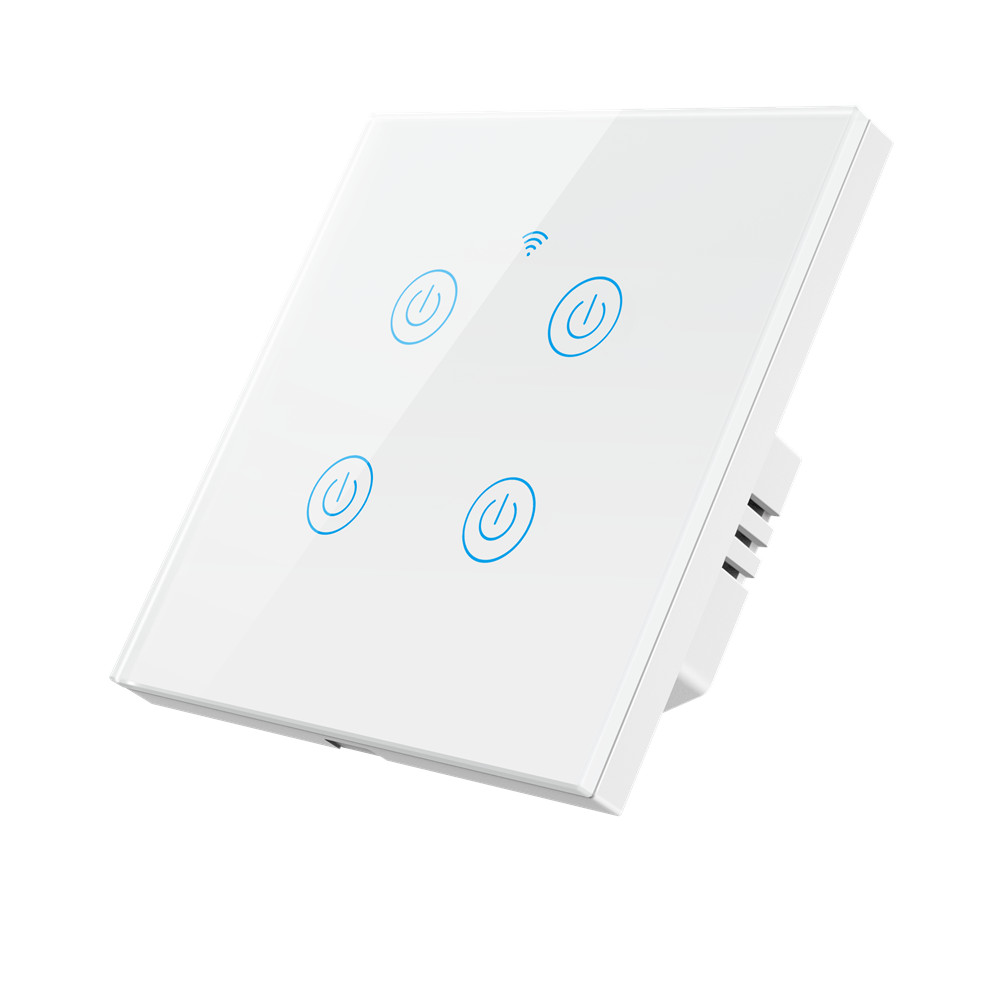 EU WiFi Smart Wall Touch Switch Works with Apple Homekit Neutral Line Dual Mode