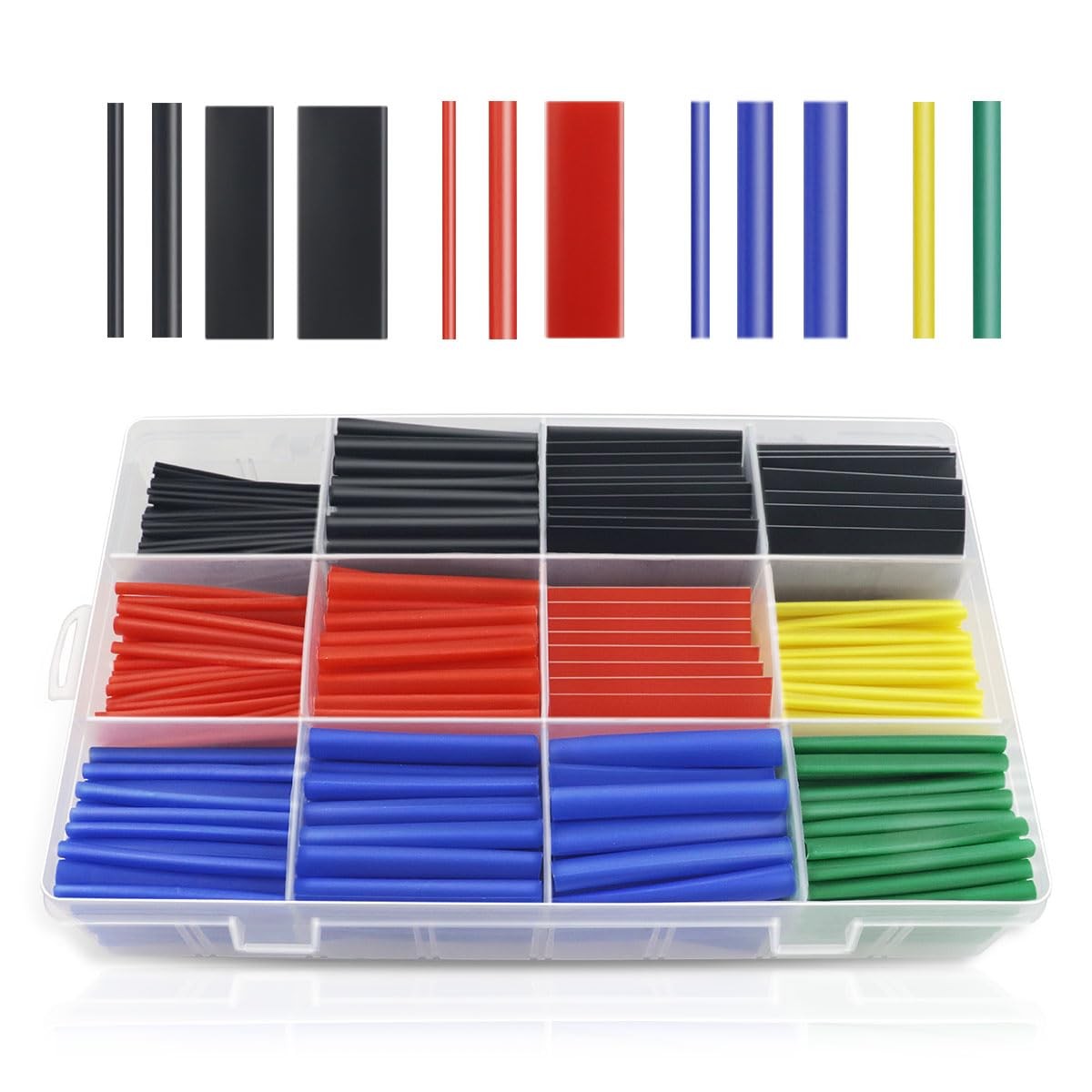 560 Pcs Heat Shrink Tubing Kit Marine Grade Wrap 2:1 Ratio…