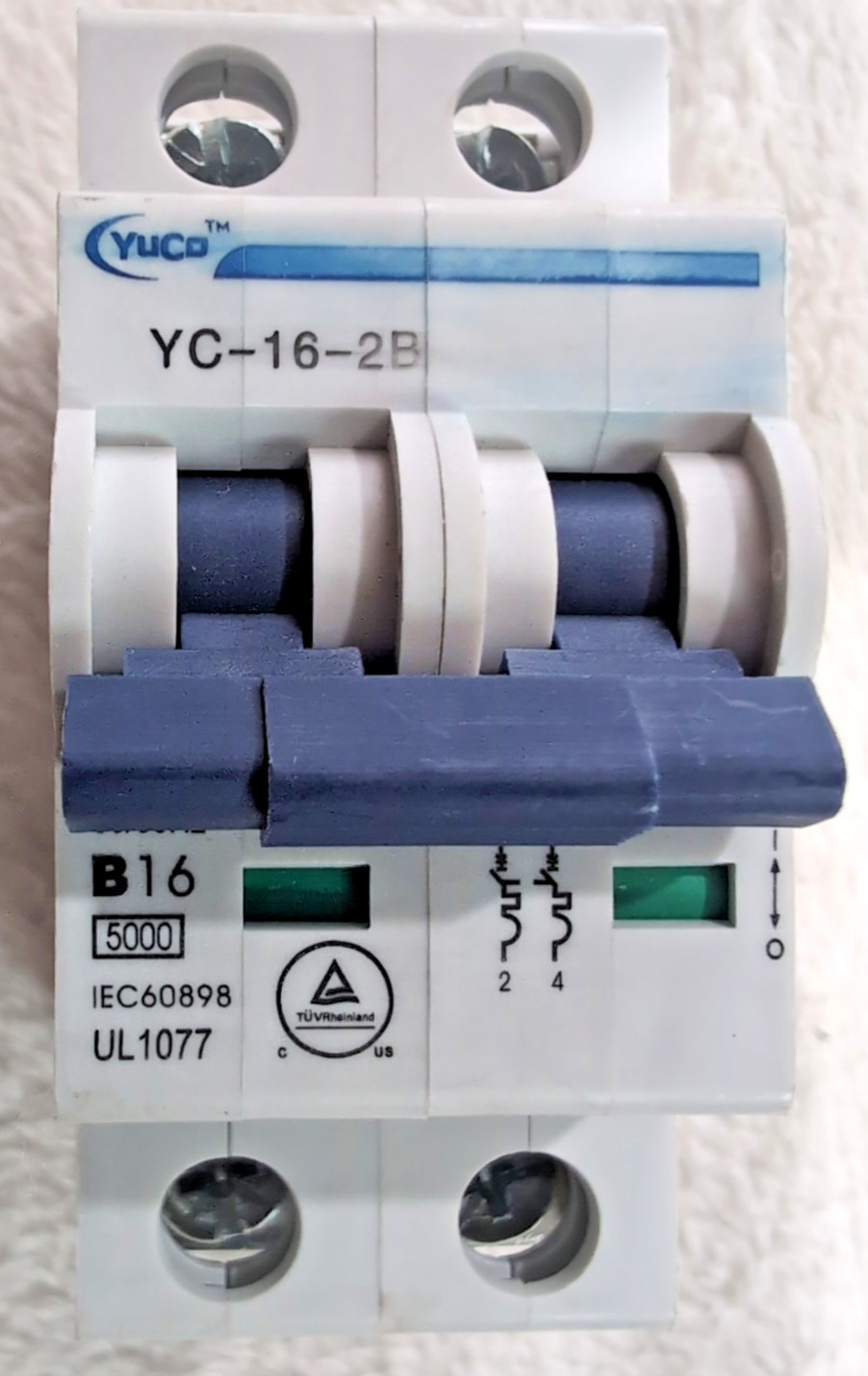 Yu-Co-2B Circuit Breaker-UL 1077/IEC60898-Solar Energy Photovoltaic DC480V 16V