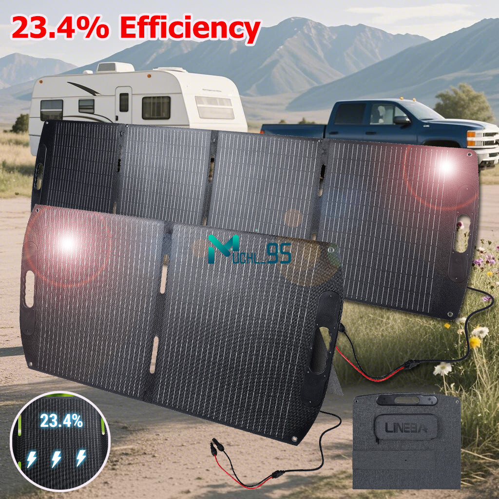 400W Portable Folding Solar Panel Charger Power Station IP65 for Home RV Camping
