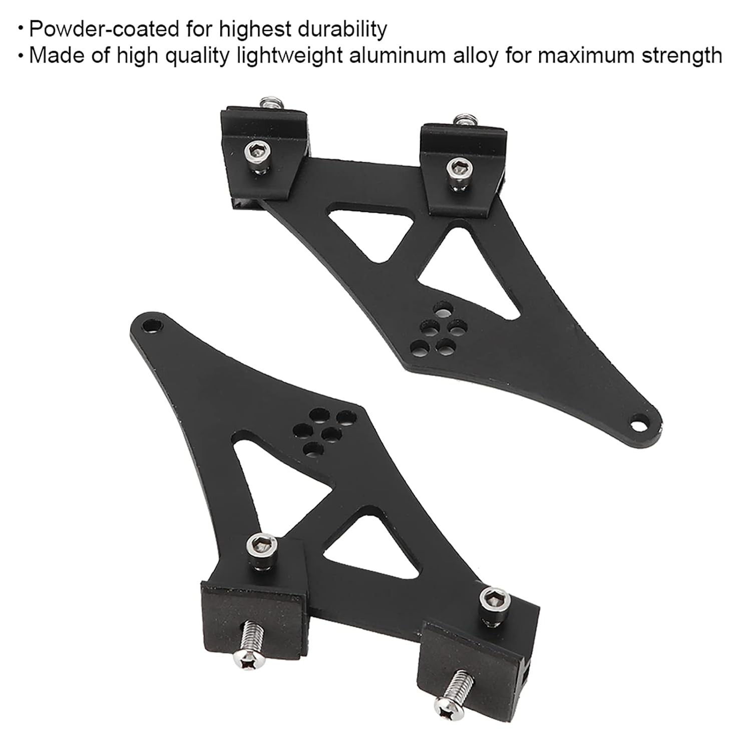 Universal Car Spoiler Mounting Brackets 11cm/4.3in – CNC Aluminum Alloy Rear Win