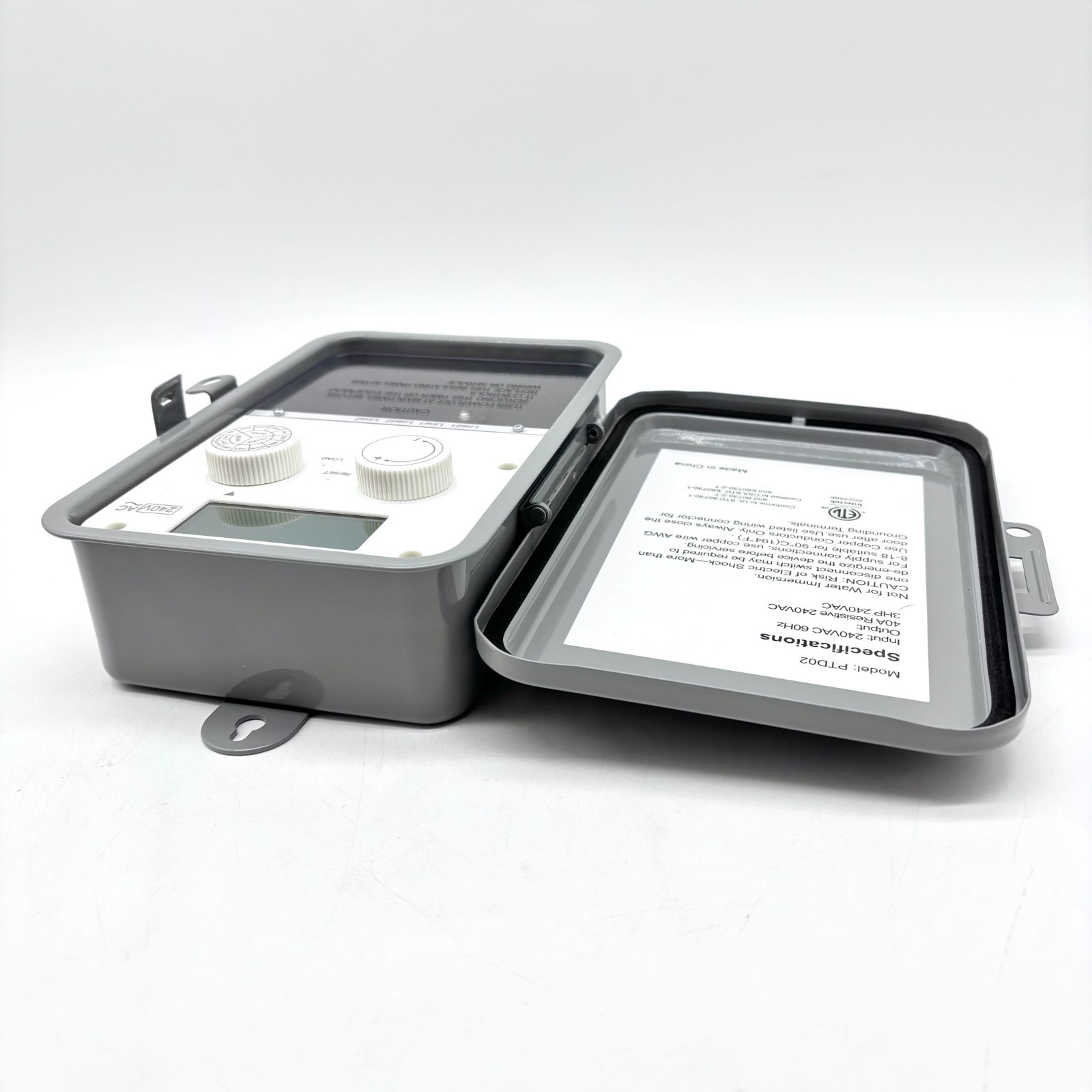Outdoor Programmable Switch Digital Pool Timer 40A, 240V, 3HP Model HODT01F
