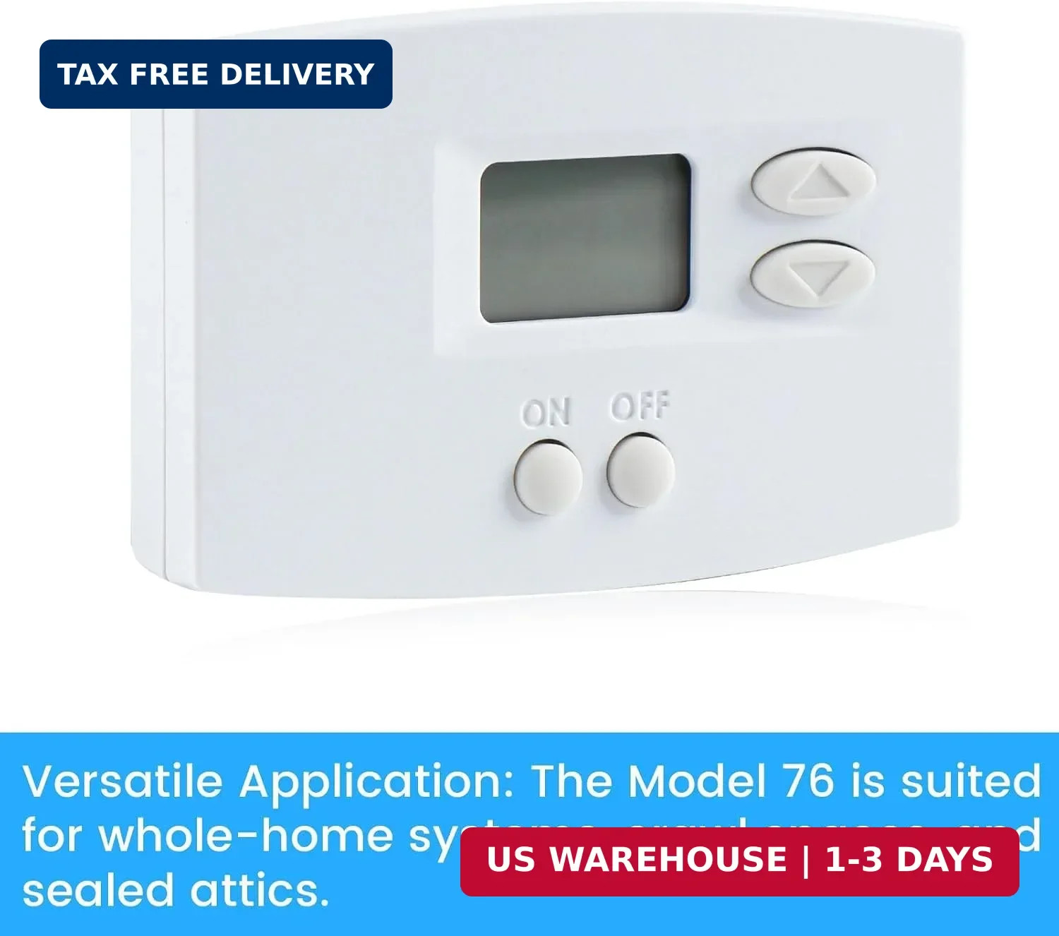 Digital Wall Mount Dehumidifier Control Whole-House Humidity Regulation | Compat