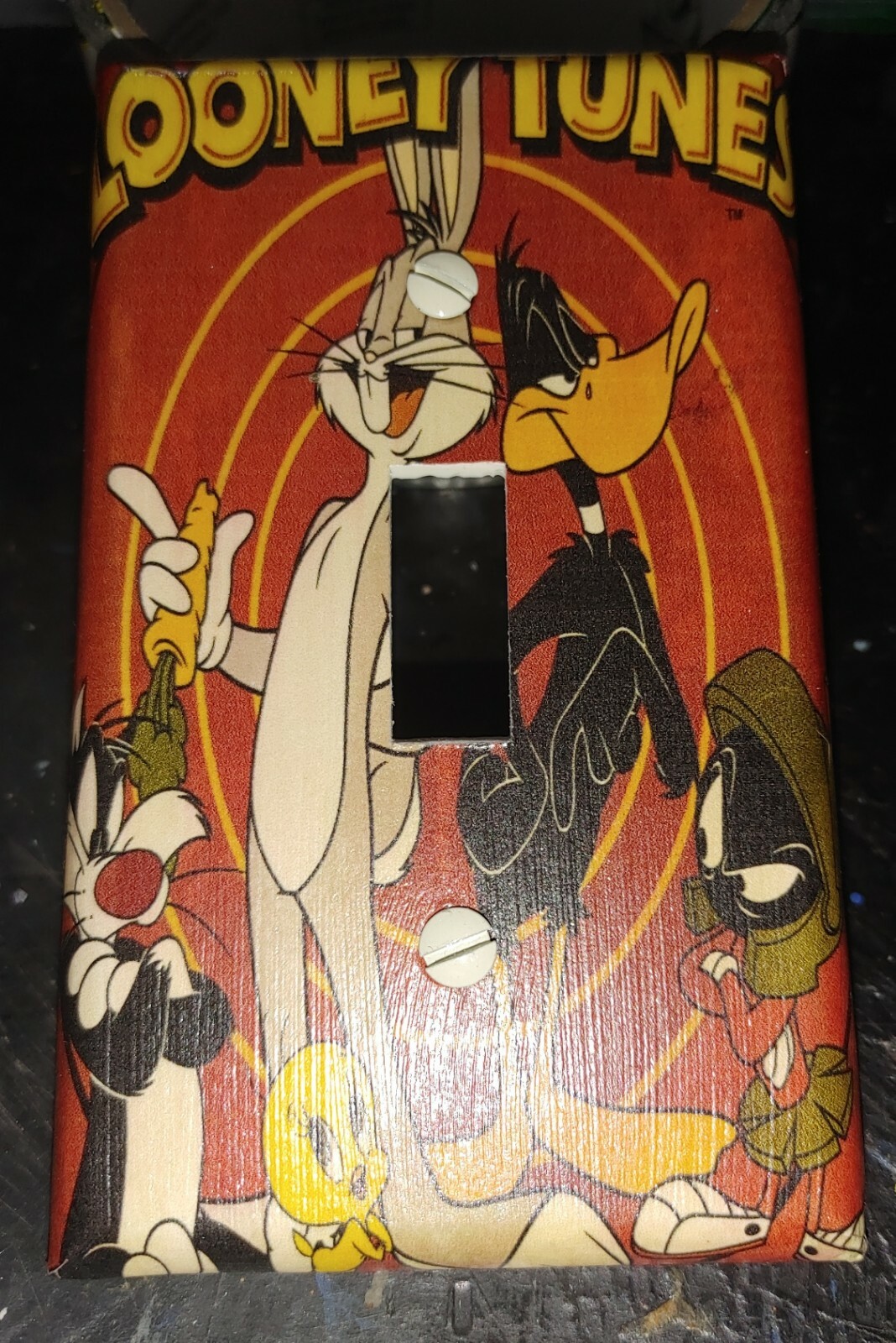 Custom Handmade Looney Tunes Style#1 Single Toggle Light Switch Cover