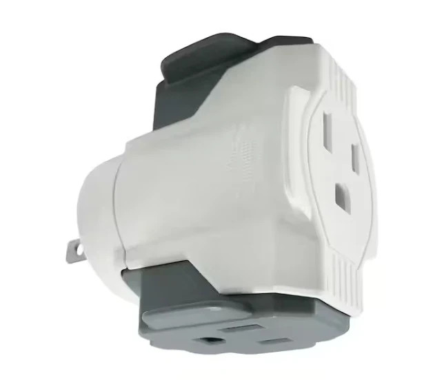 3 Outlet Rotating Plug Adapter Wall Outlet Extender