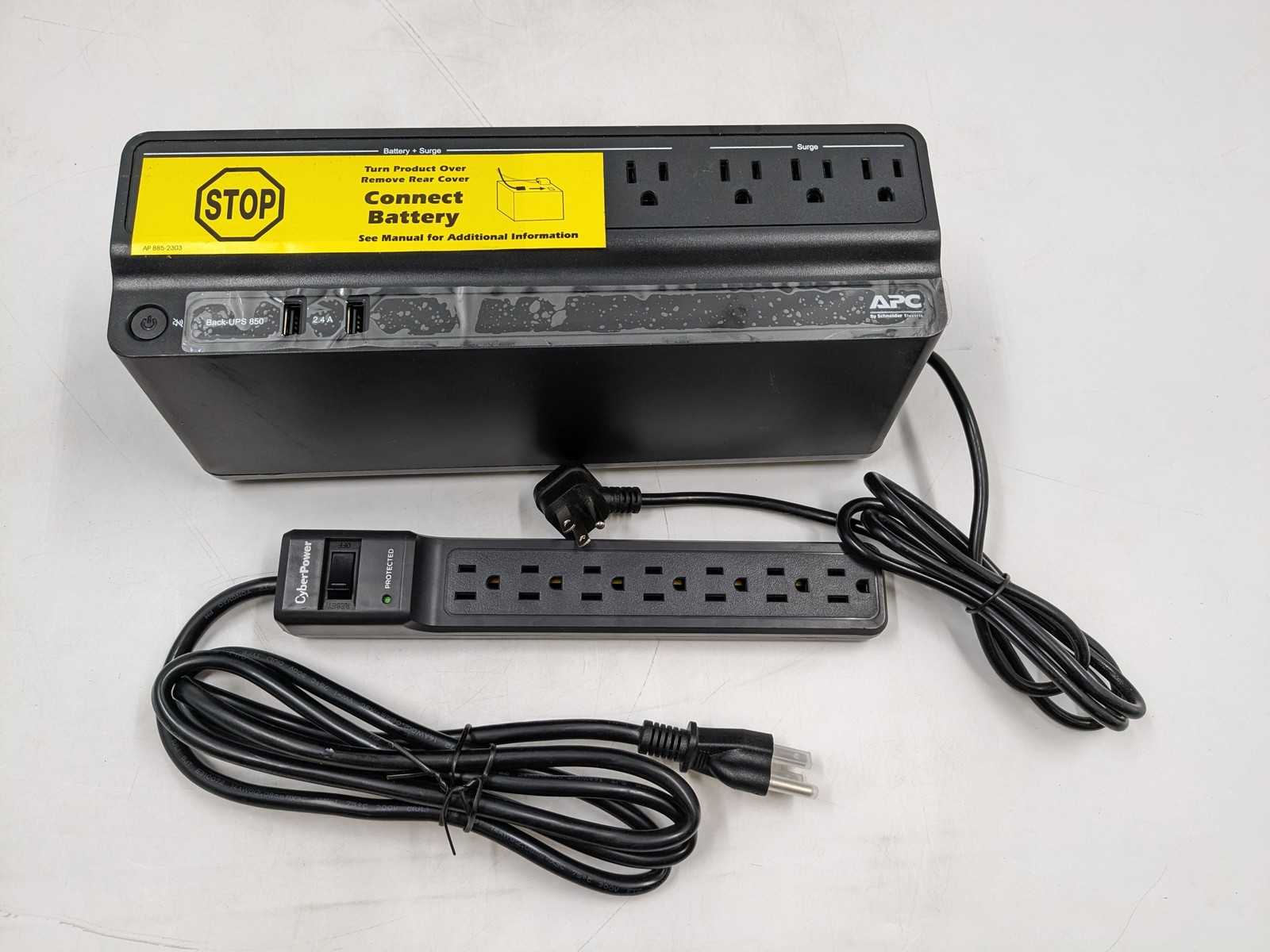 Assorted Unbranded Power Strips, Surge Protectors & Power Supplies