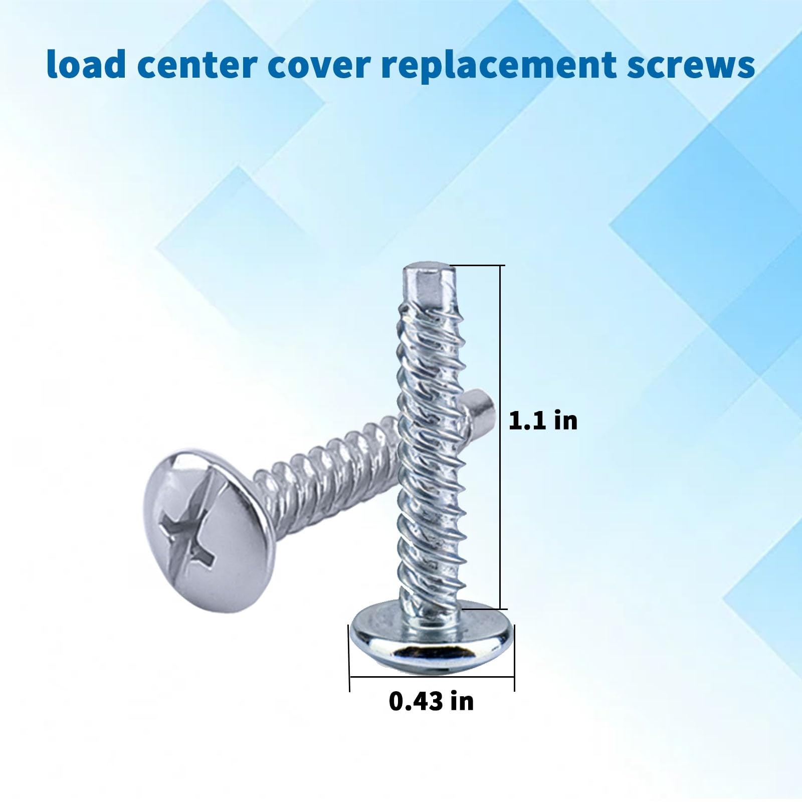 Electrical Panel Screws for Eaton LCCSCS, Galvanized Steel Circuit Breaker Bo…