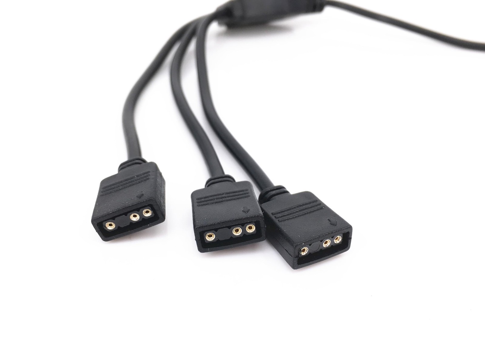 2PCS ARGB Splitter Cable 5V 3 Pin Addressable RGB Splitter Extension Cable AR…