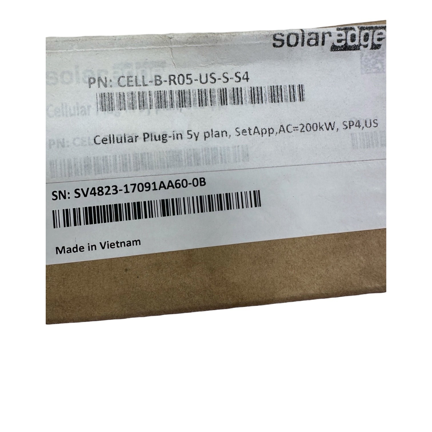 New SolarEdge CELL-B-R05-US-S-S4 Cellular Plug-In Kit 🔥Fast Shipping🔥