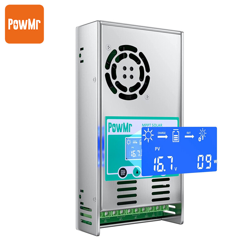 MPPT 60AMP Solar Charge Controller For 12V 24V 36V 48V DC Battery Regulator