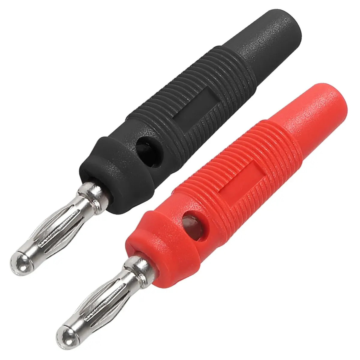 10Pcs 32A High Current Screw Type 4mm Banana Plugs Male Stackable Connector Spea