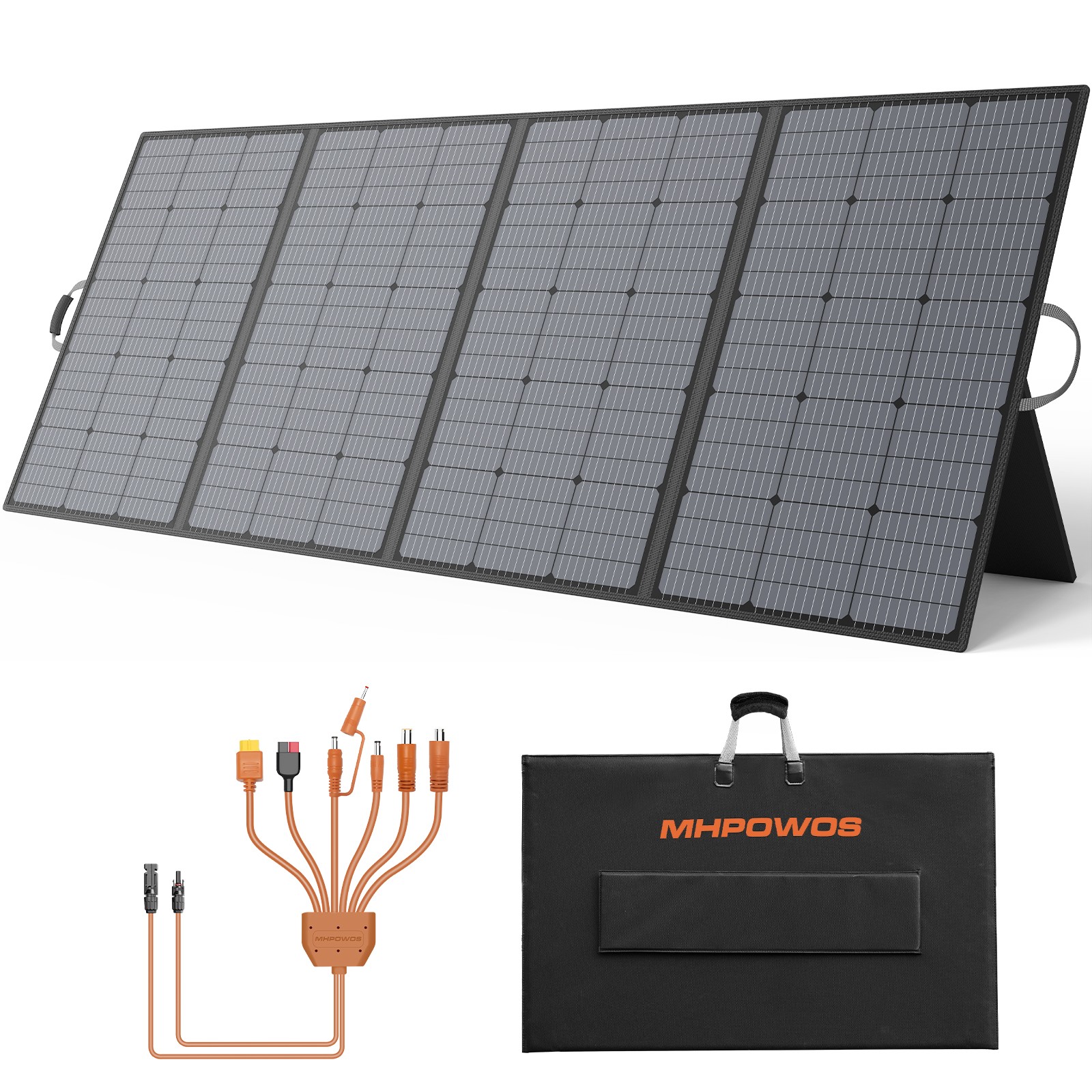 Folding Solar Panel 400 watt for Bluetti AC200L APEX 300 AC200PL Power Station