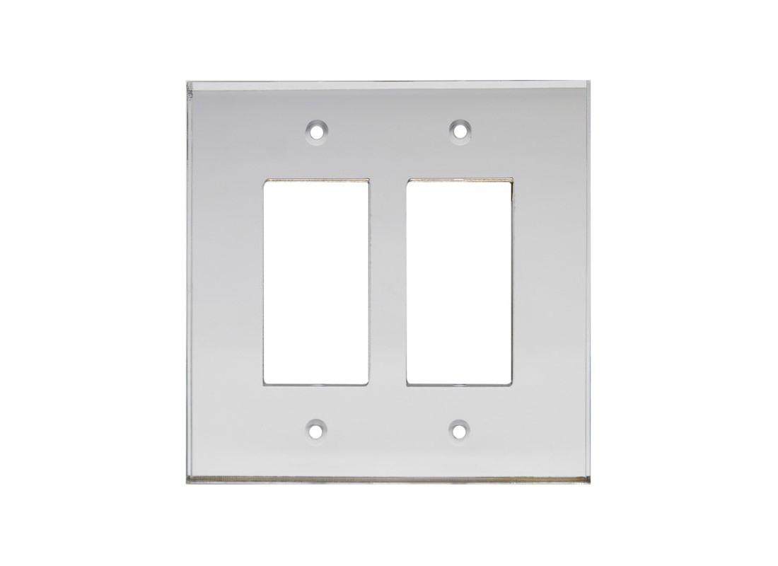 FHC AMP202 Clear Double Decorator/Rocker Acrylic Mirror Plates