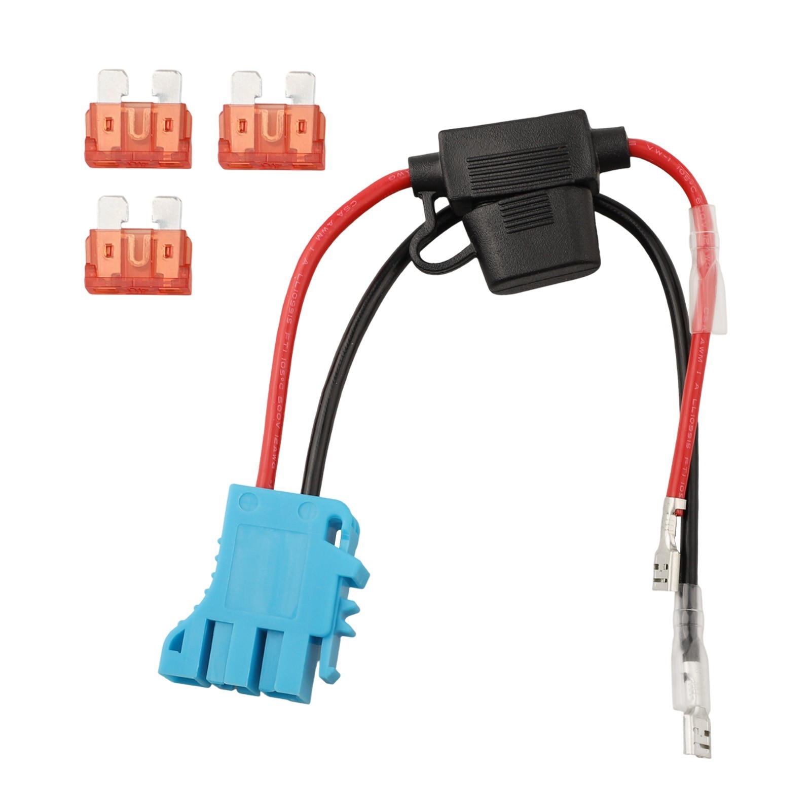 Quality ABS Plastic 12AWG Wiring Harness Connector for Peg Perego 12V Battery
