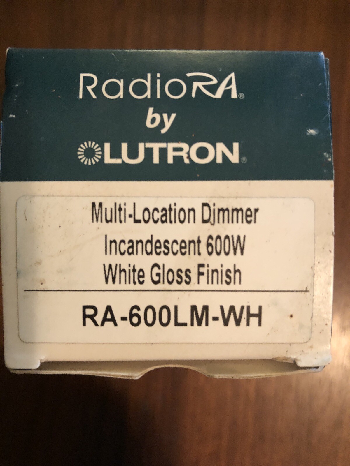 Lutron RA-600LM-WH Multo-location Dimmer Incadescent 600w