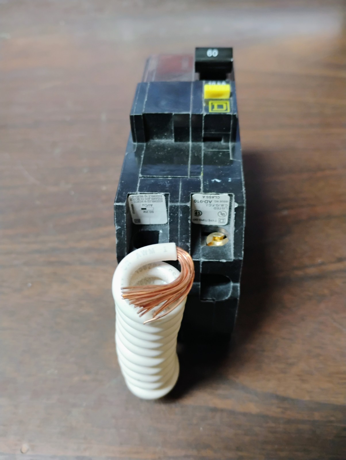 SQUARE D QO260GFCI CIRCUIT BREAKER GFCI 60 AMP 120/240VAC 2-POLE NEW NO BOX