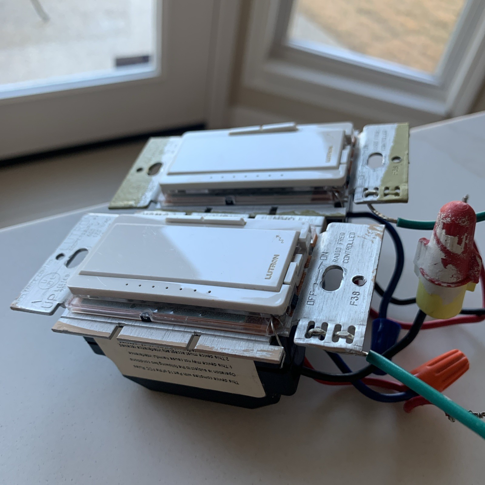 2-Lutron RA-600LM RadioRA 600W Dimmer