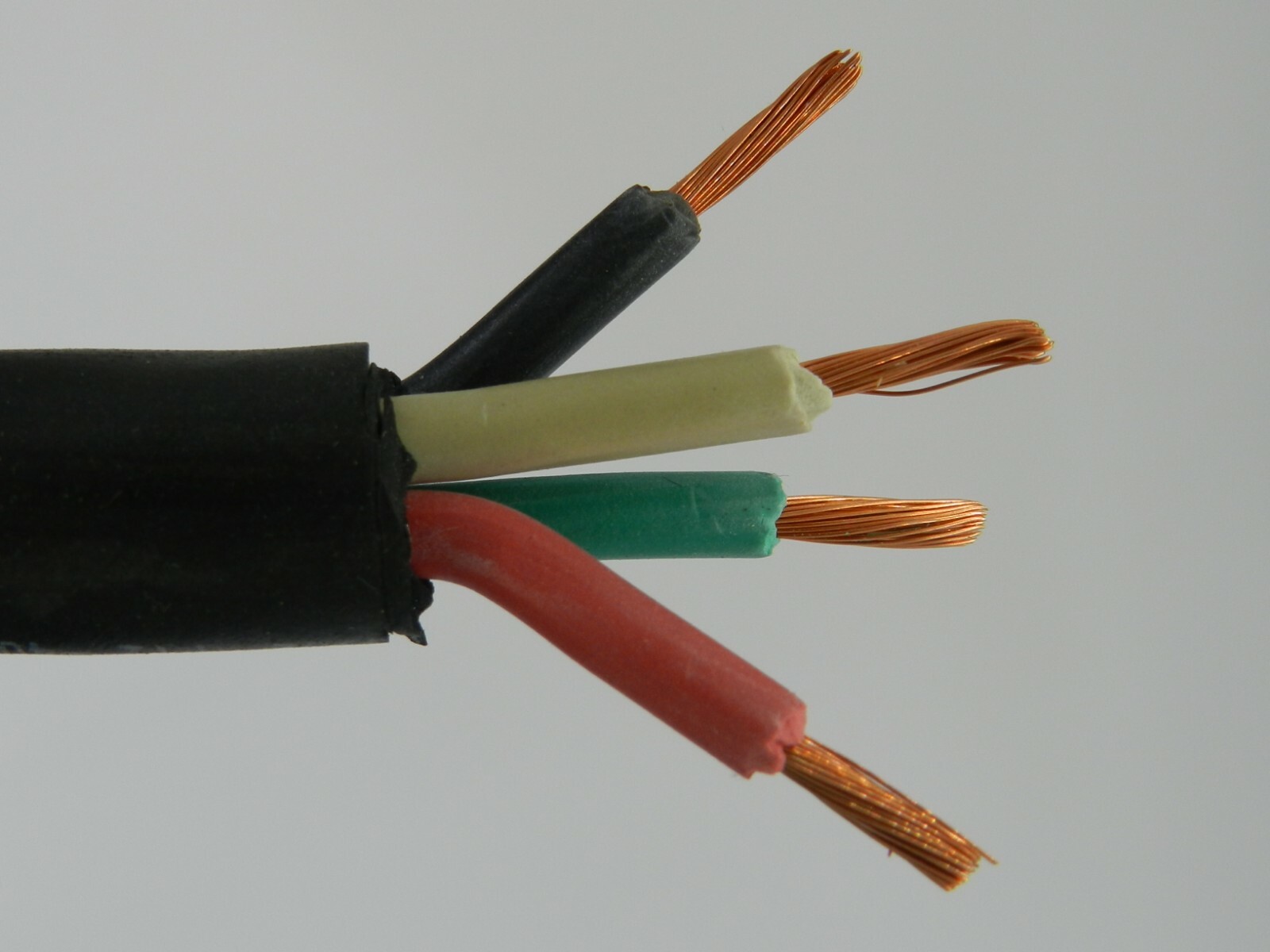 50 ft 16/4 SOOW SOO SO Black Rubber Cord Outdoor Flexible Extension Wire/Cable