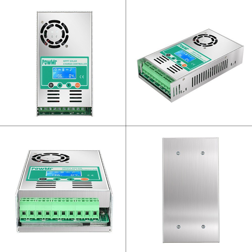 MPPT 60AMP Solar Charge Controller For 12V 24V 36V 48V DC Battery Regulator