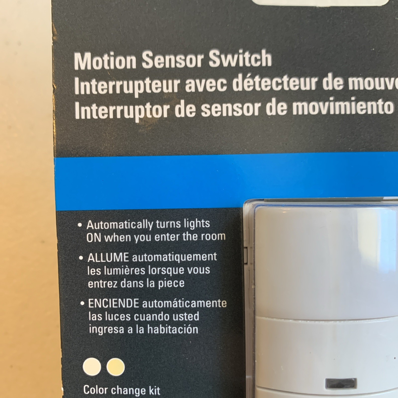 New Lot Of 3 Eaton OS306U-C2 Motion Sensor Switch White/Light Almond/Ivory