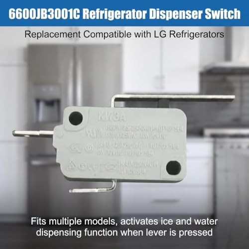 KW3-0Z Replacement Sensor Switch 16A 125V/250V Lever-Type Micro Switch,