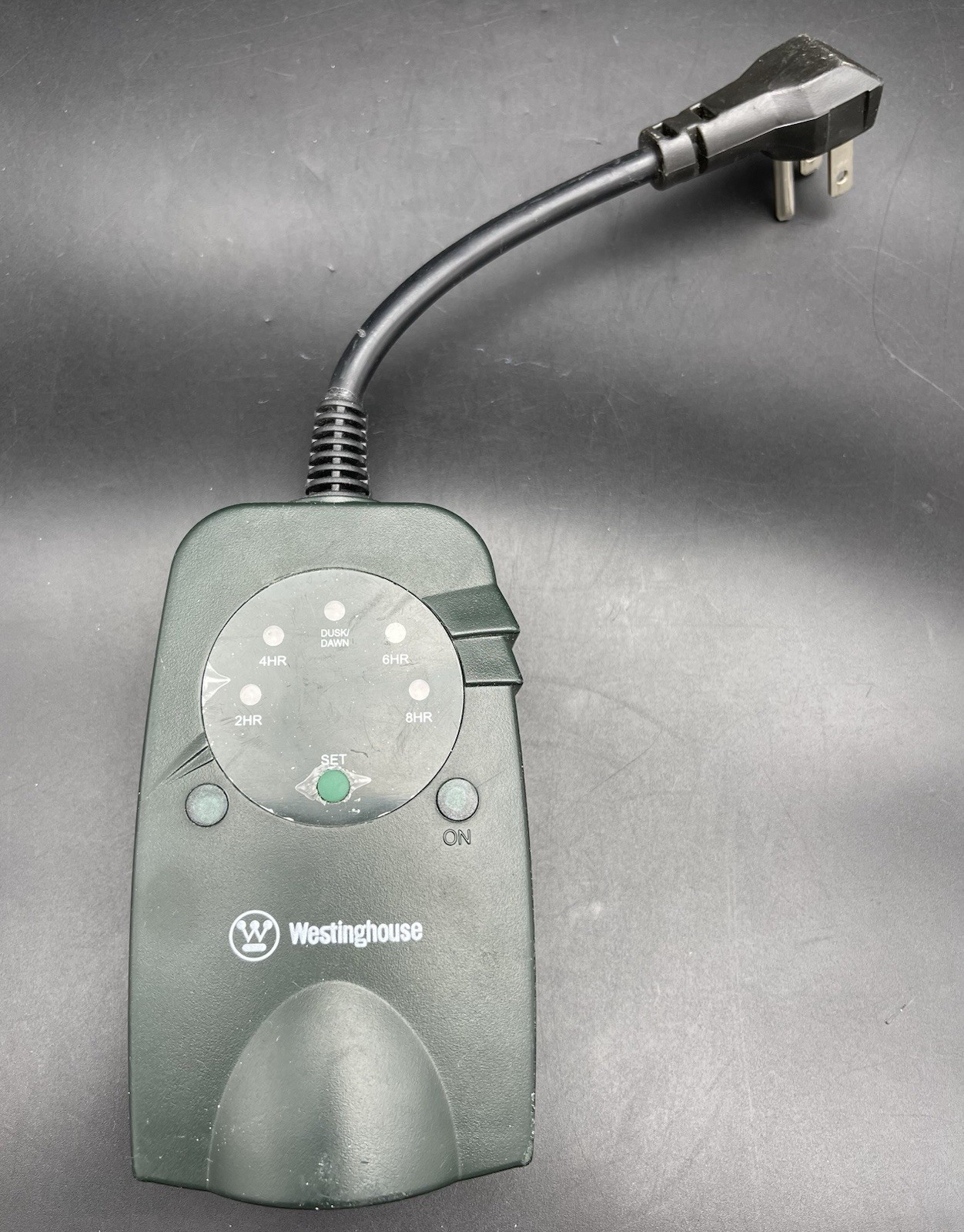 Westinghouse Outdoor Light Timer Plug-In Dusk to Dawn Photocell Sensor | 2-8 Hr