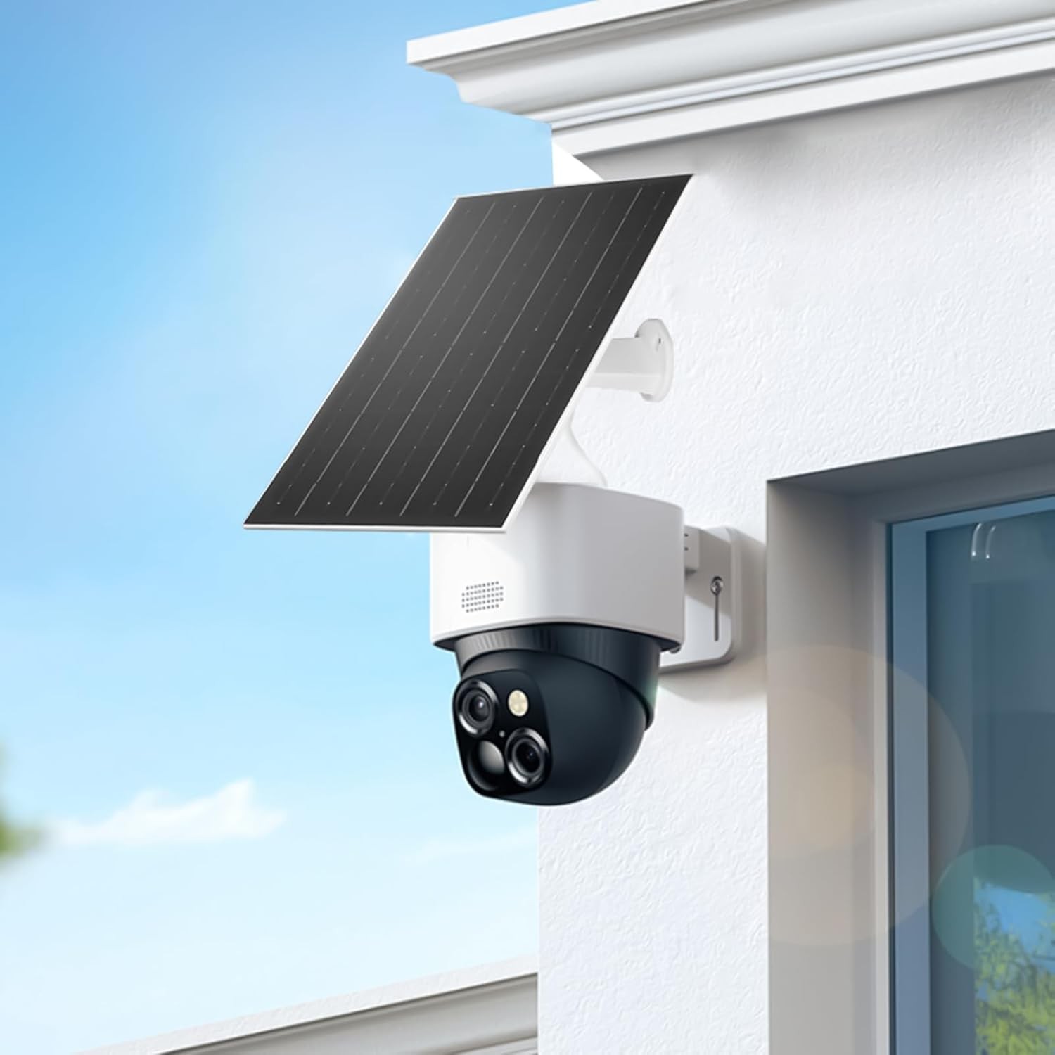 Solar Panel for Ring Spotlight Camera/Stick Up Cam Battery Charger 8W 5V Output