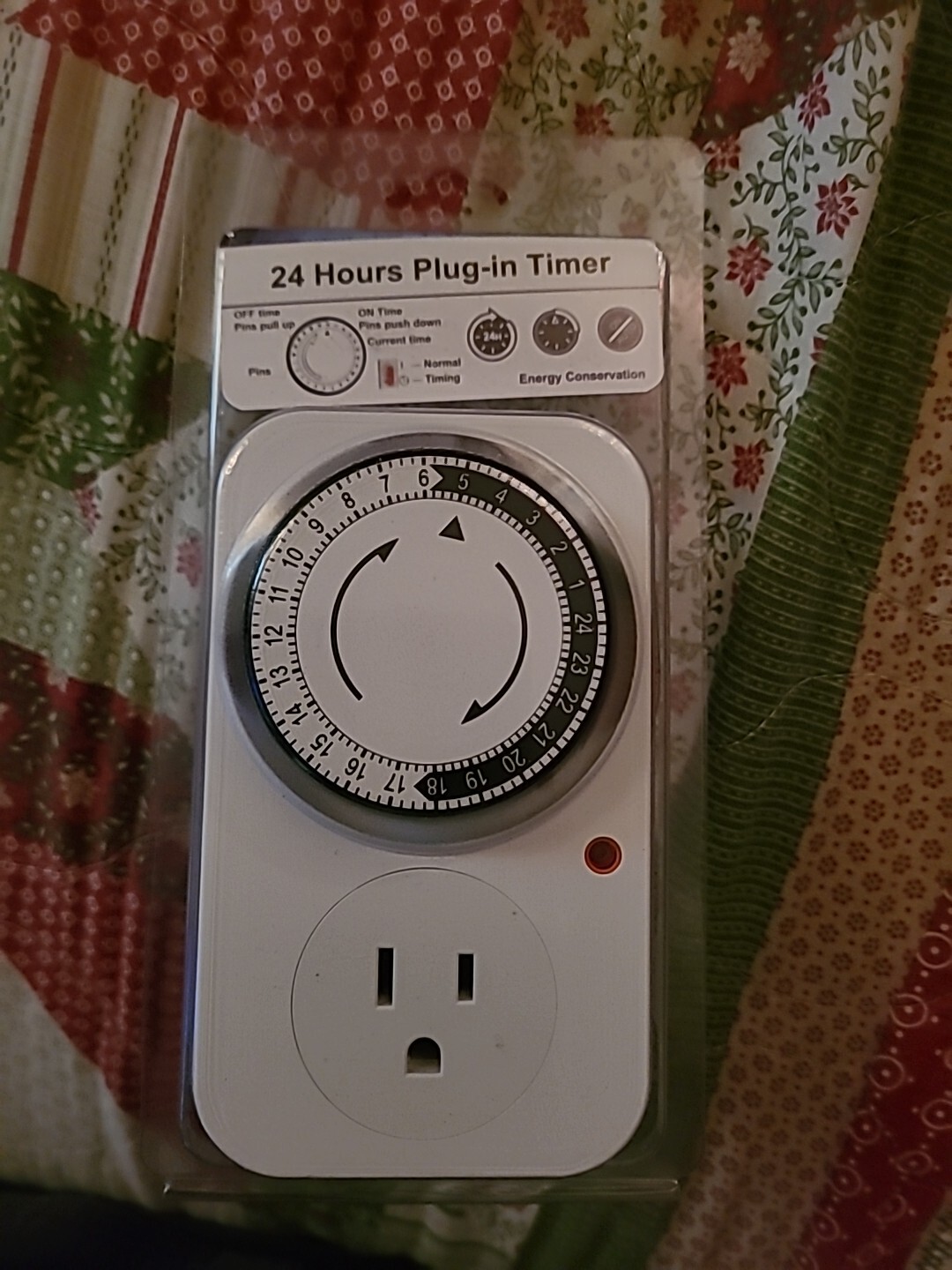Plug-in Timer Model 24 Hours 15 Amps GMT04A-US