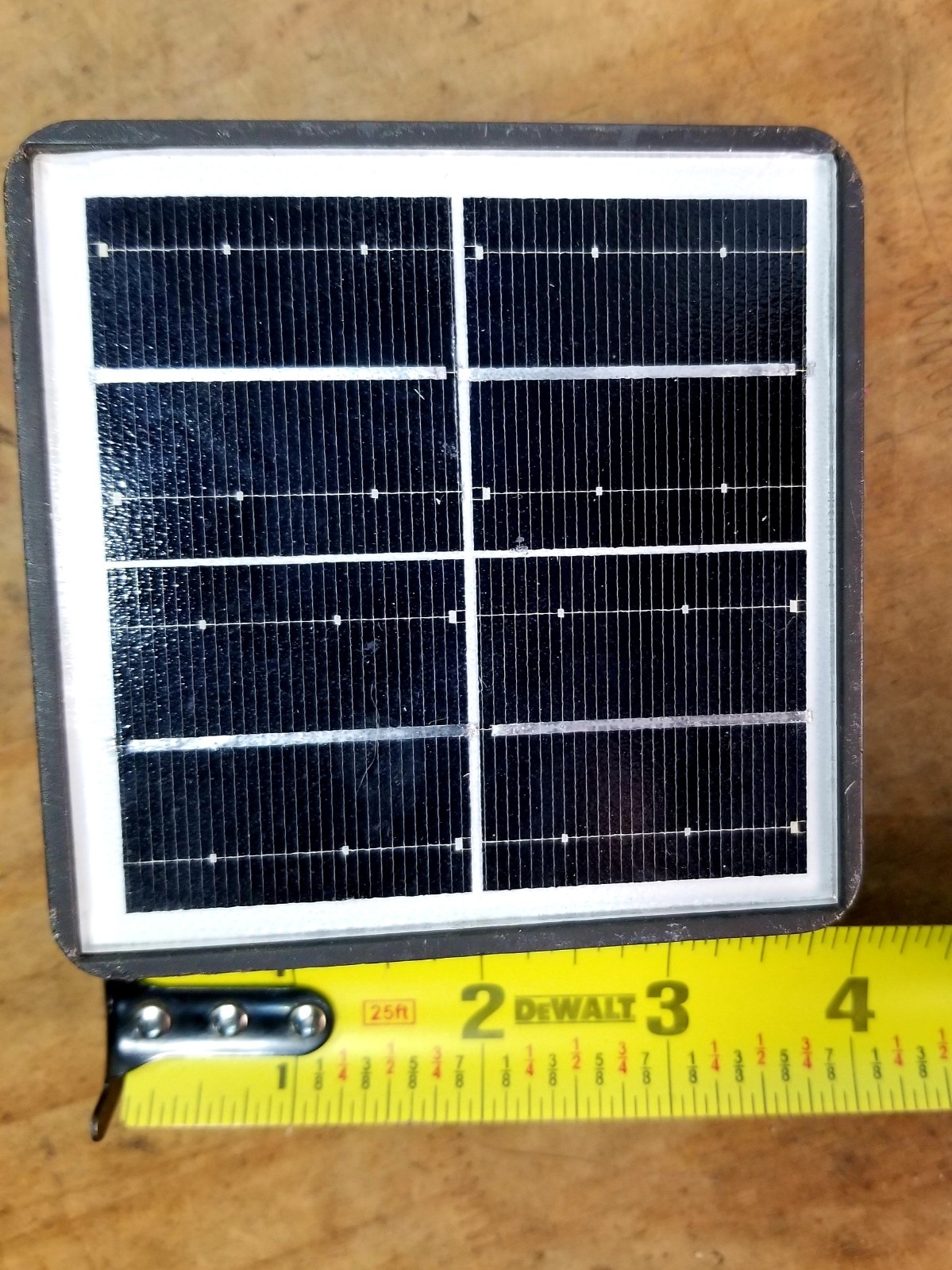 1.2W Solar Panel Charger for Patio Umbrella with Battery and 4-Pin Connector