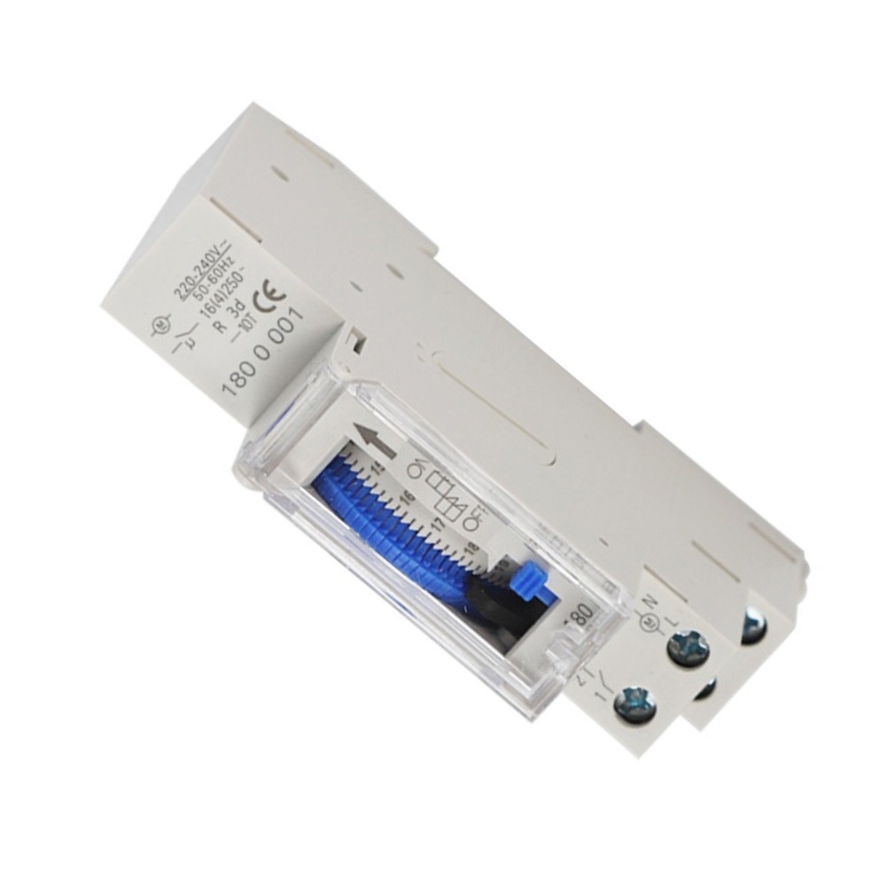 Timer Switch 180A Mechanical 15 Min Setting Rail Mount for 110 220VAC Systems