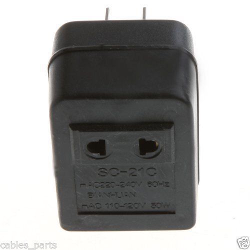 Universal Voltage Converter Adaptor 50W Step Up 110V-220V Transformer US Plug