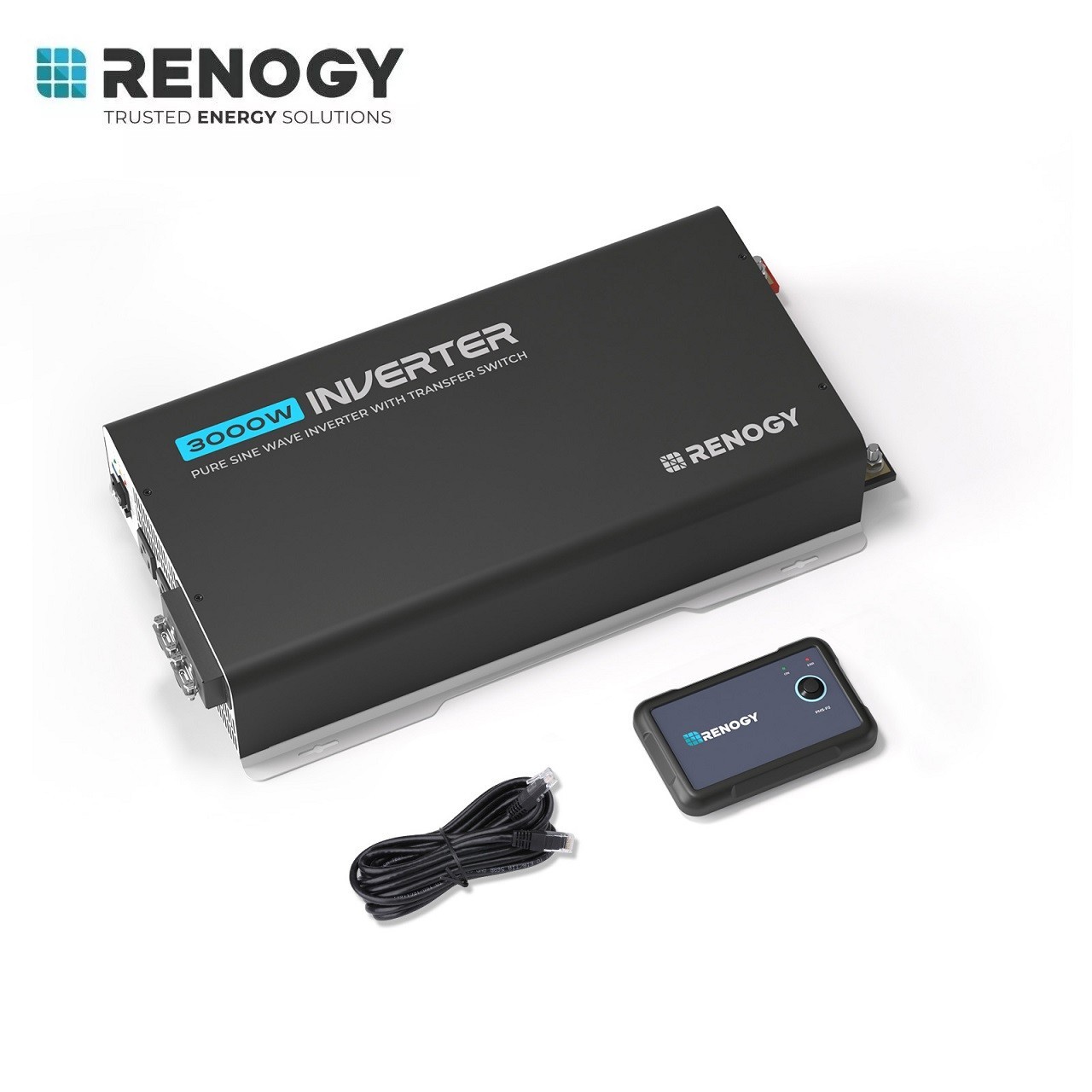 Refurbished Renogy Inverter Pure Sine Wave 12V 3000W 2000W 1000W W/UPS Transfer