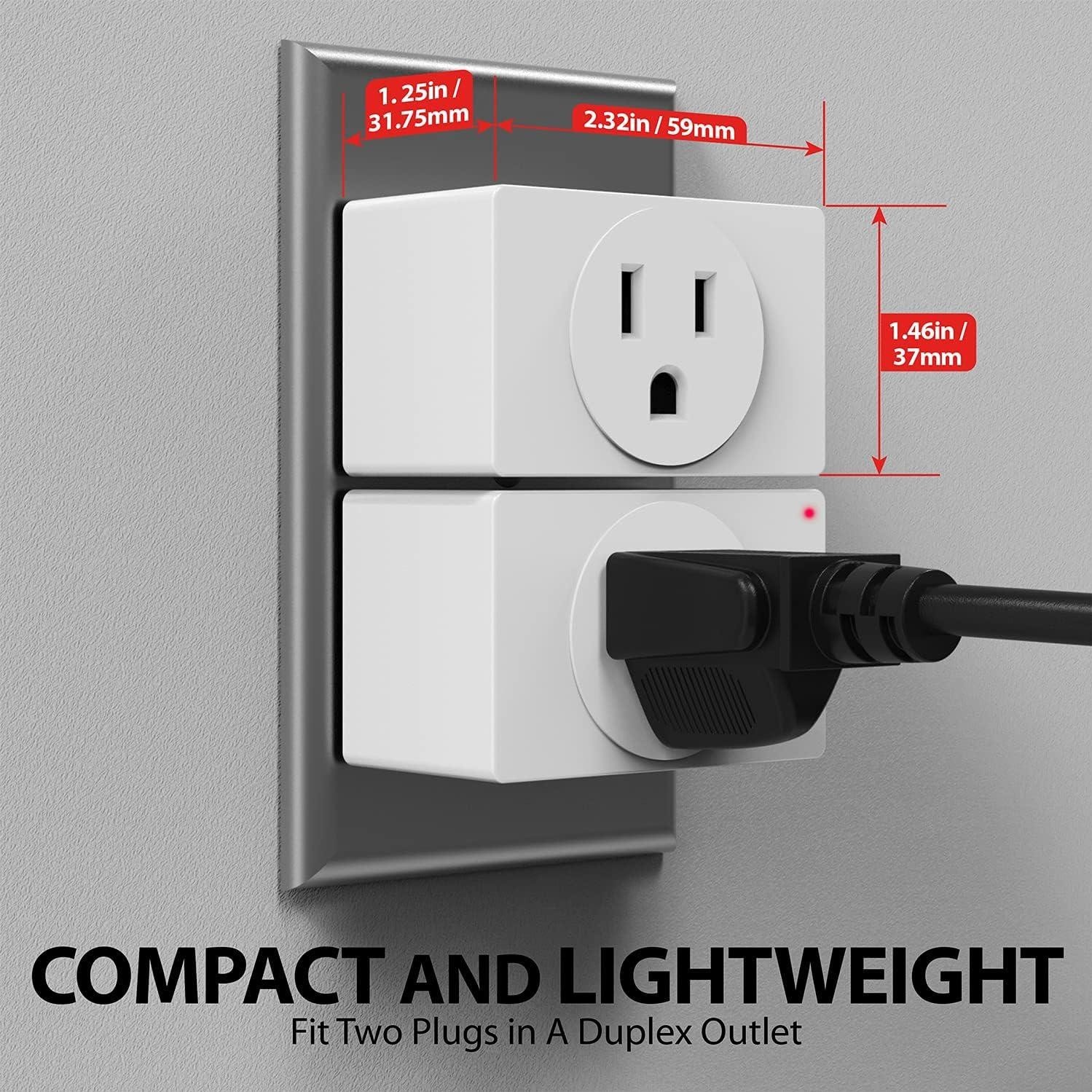 Wireless Remote Control Outlet Plug Indoor, Battery Operated On/Off Light Switch