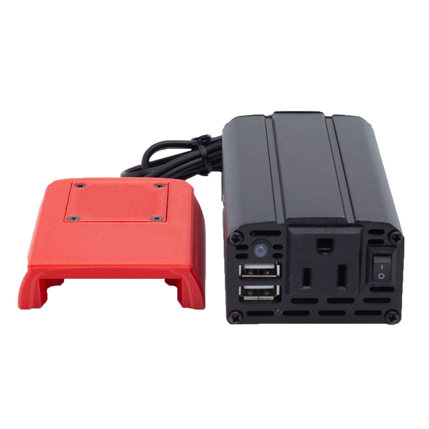 For Milwaukee 18V Battery Power Inverter Converter DC 15-21V To AC 110v w/USB US