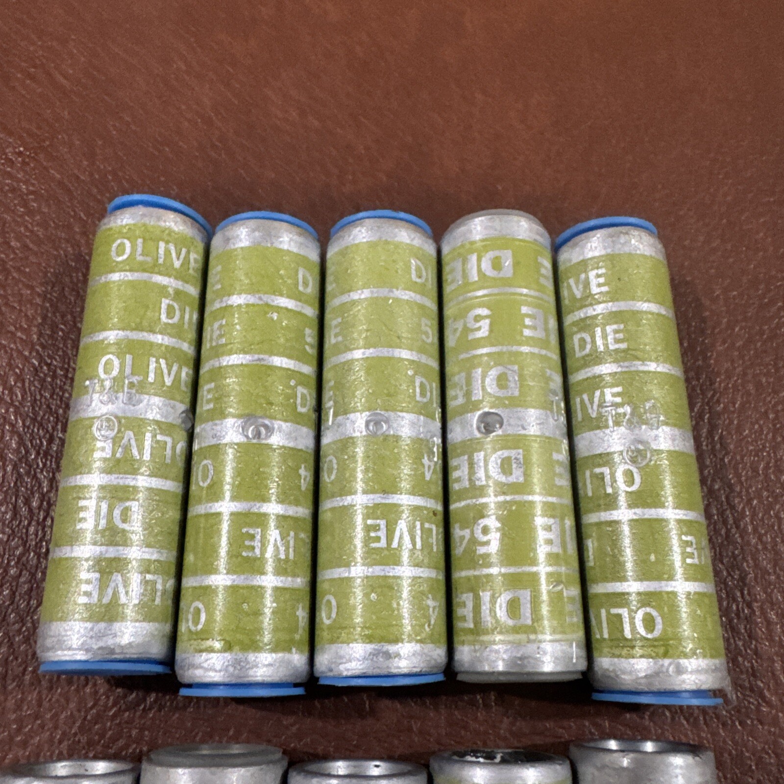 10x THOMAS & BETTS 60536 Long-Barrel Spl,TinPltd,Long,Olive 3LN10