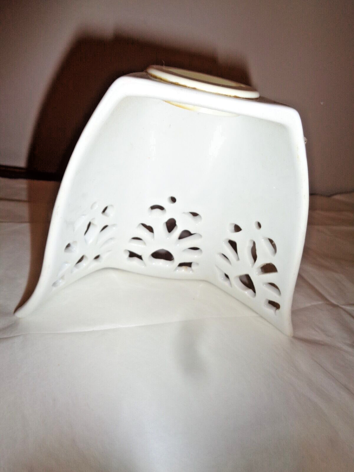 Vintage Fine China Porcelain Floral 4 X 4 Wall Plug-In Nightlight Cover