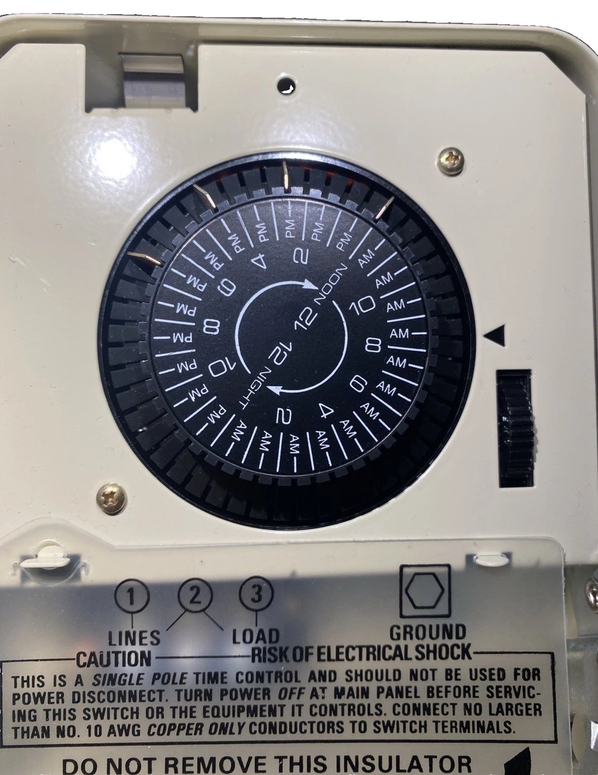 Intermatic Electric Water Heater Timer Switch 24 HR TL11 25 Amp 125 Volts